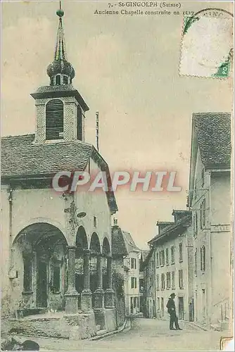 Cartes postales St Gingolph Suisse Ancienne Chapelle construite en 1537