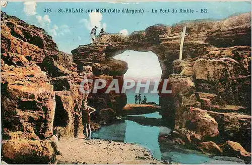 Ansichtskarte AK St Palais sur Mer Cote d'Argent Le pont du Diable