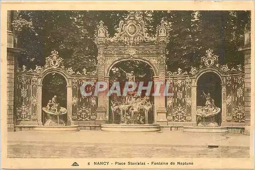 Ansichtskarte AK Nancy Place Stanislas Fontaine de Neptune