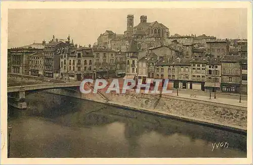 Cartes postales Verdun Meuse La Meuse le pont Beaurepaire et la Cathedrale