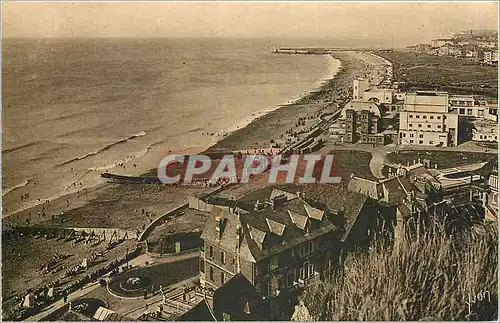 Ansichtskarte AK Dieppe Seine Inferieure Vue generale de la Plage