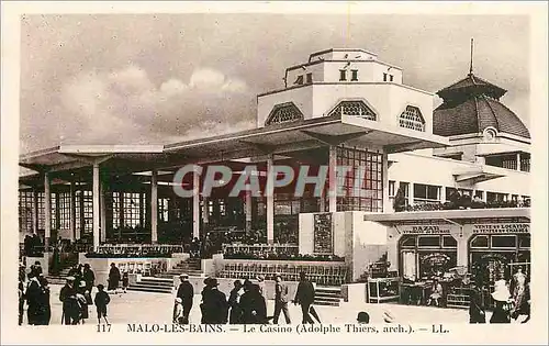 Cartes postales Malo les Bains Le Casino Adolphe Thiers Arch