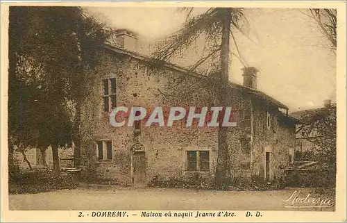 Cartes postales Domremy Maison ou naquit Jeanne d'Arc