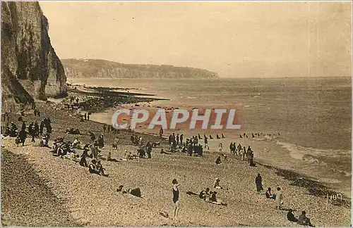 Ansichtskarte AK Dieppe Seine Inferieure Les Falaises et la Plage