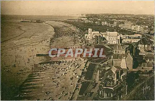 Ansichtskarte AK Dieppe Seine Inferieure Vue generale de la Plage