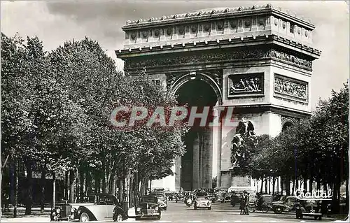 Moderne Karte Paris L'Arc de Triomphe