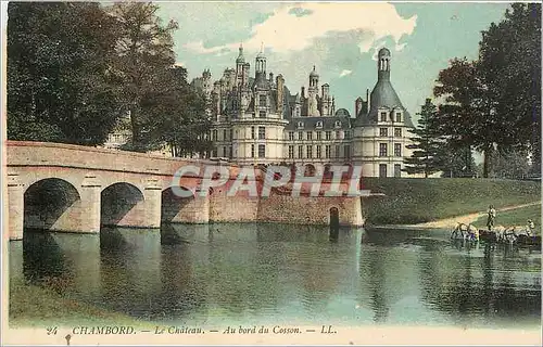 Cartes postales Chambord Le Chateau Au bord du Cosson