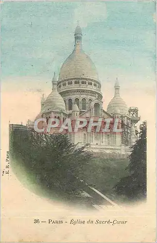 Cartes postales Paris Eglise du Sacre Coeur