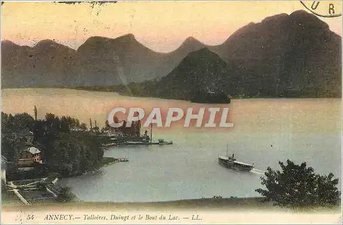 Ansichtskarte AK Annecy Talloires Duingt et le Bout du Lac