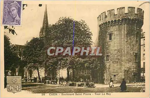 Cartes postales Caen Boulevard Saint Pierre Tour Le Roy