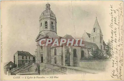 Ansichtskarte AK Caen L'Eglise de Vaucelles