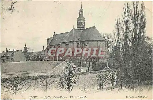 Ansichtskarte AK Caen Eglise Notre Dame cote de l'Abside