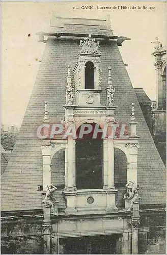 Ansichtskarte AK Caen Lucarne de l'Hotel de la Bourse