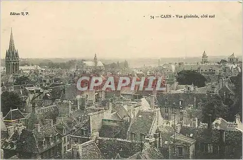 Ansichtskarte AK Caen Vue generale cote sud