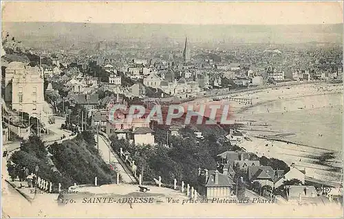 Ansichtskarte AK Sainte Adresse Vue prise du Plateau des Phares