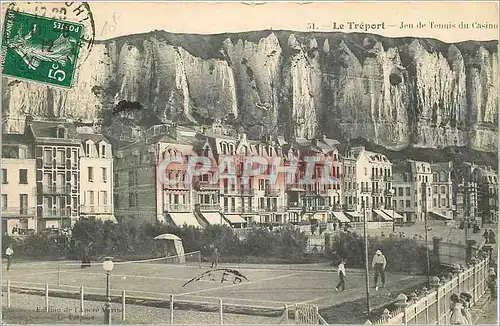 Cartes postales Le Treport Jes de Tennis du Casino