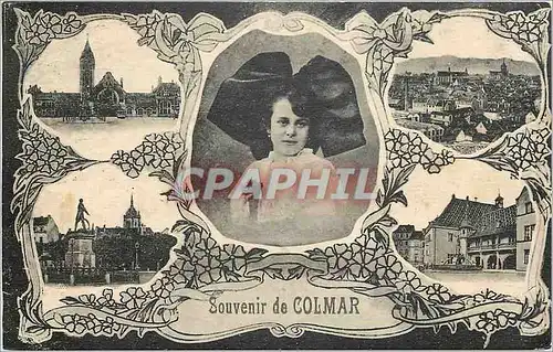 Cartes postales Souvenir de Colmar Folklore