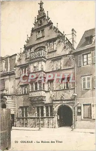 Cartes postales Colmar La Maison des Tetes