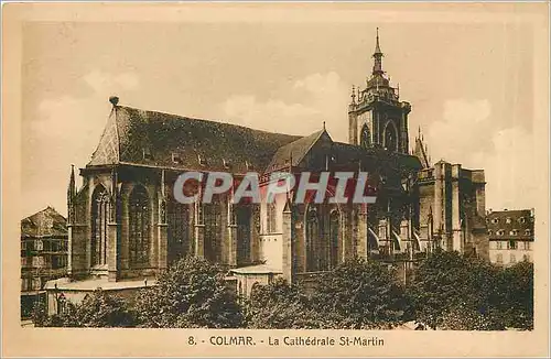 Cartes postales Colmar La Cathedrale St Martin