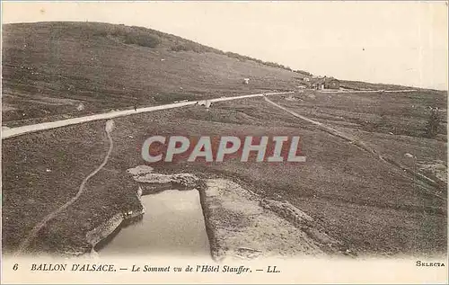 Cartes postales Ballon d'Alsace Le Sommet vu de l'Hotel Stauffer