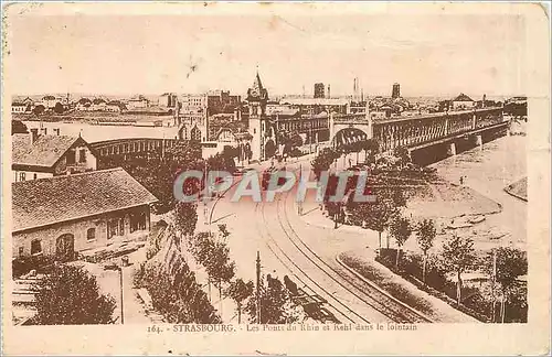 Cartes postales Strasbourg Les Ponts du Rhin et Kehl dans le lointain