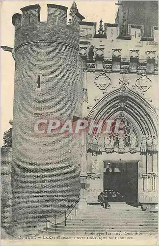 Cartes postales Albi La Cathedrale Porte Dominique de Florence