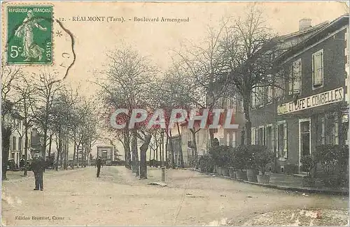 Cartes postales Realmont Tarn Boulevard Armengaud