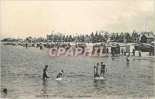 Cartes postales Berck Plage La Plage a Maree haute