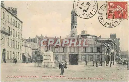 Cartes postales Boulogne sur Mer Halle au Poisson
