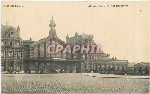 Cartes postales Arras La Gare Vue exterieure