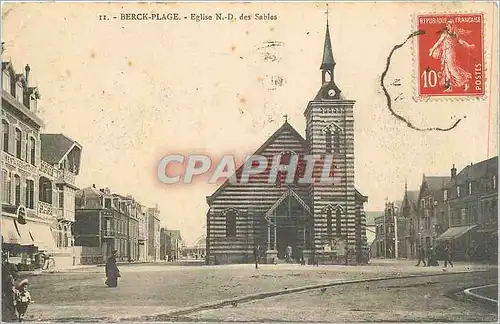 Cartes postales Berck Plage Eglise ND des Sables