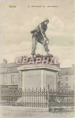 Ansichtskarte AK Calais Le Monument des Sauveteurs