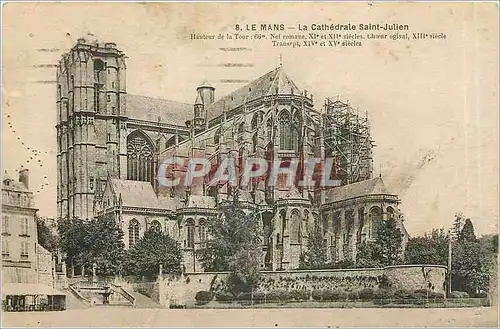 Cartes postales Le Mans La Cathedrale Saint Julien