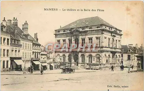 Cartes postales Mamers Le Theatre et la Salle des Fetes