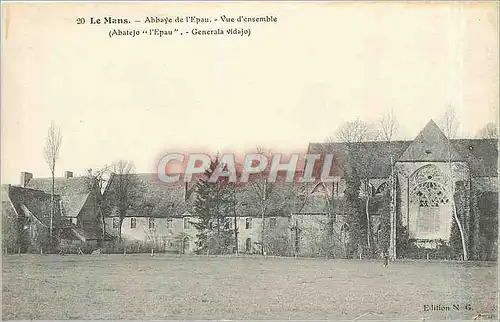 Cartes postales Le Mans Abbaye de l'Epau Vue d'Ensemble