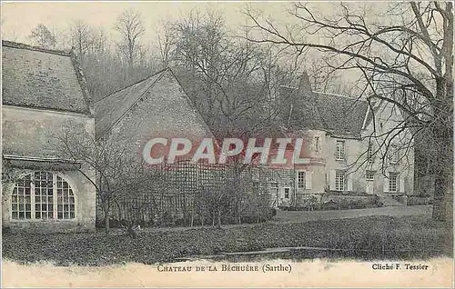 Cartes postales Chateau de la Bechuere Sarthe
