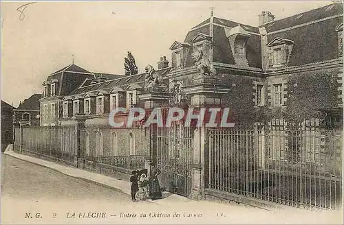 Ansichtskarte AK La Fleche Entree du Chateau des Carmes