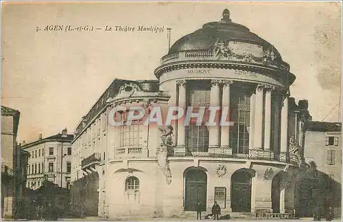 Cartes postales Agen L et G Le Theatre Municipal