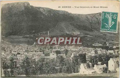 Cartes postales Mende Vue Generale et Mont Mimat