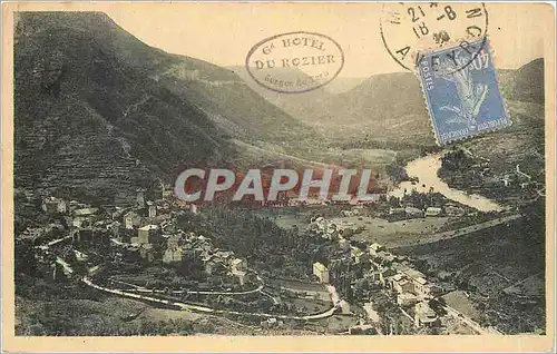Cartes postales Gorges du Tarn Le Rozier Peyreleau et la Vallee du Tarn
