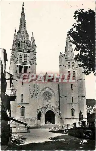 Moderne Karte Mende Lozere La Cathedrale