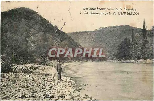 Cartes postales Les plus beaux sites de la Correze La Dordogne pres du Chambon