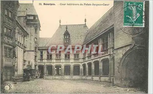 Cartes postales Bourges Cour interieure du Palais Jacques Coeur