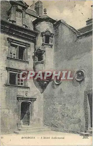 Cartes postales Bourges L'Hotel Lallemand