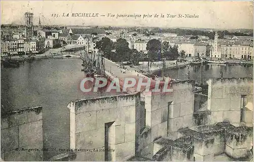 Ansichtskarte AK La Rochelle Vue panoramique prise de la Tour St Nicolas