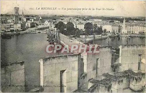 Cartes postales La Rochelle Vue panoramique prise de la Tour St Nicolas