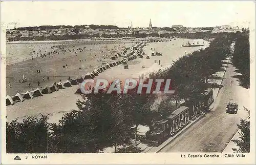 Cartes postales Royan La Grande Conche Cote Ville Train