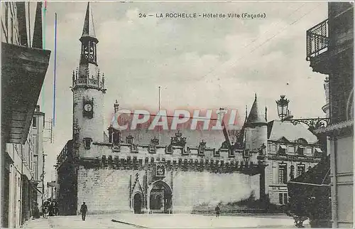 Cartes postales La Rochelle Hotel de Ville Facade