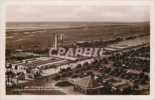 Ansichtskarte AK Le Touquet Paris Plage La Digue Promenade et la Nouvelle Piscine