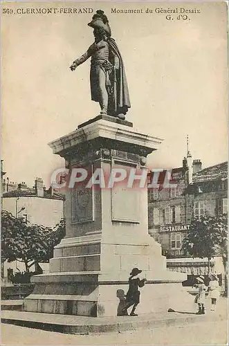 Ansichtskarte AK Clermont Ferrand Monument du General Desaix G d'O